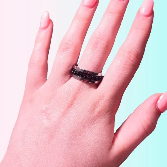 Fidget Spinner Ring Rotating Ring - Picture 5 of 6